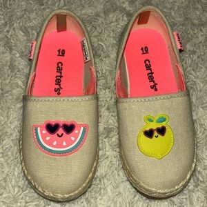 Carters girls flats brand new size 10